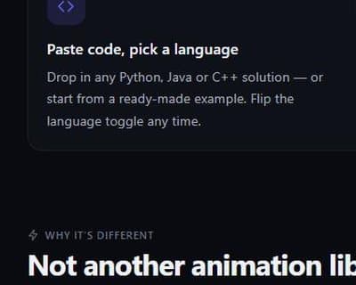 Interactive Algorithm Tutor — thumb